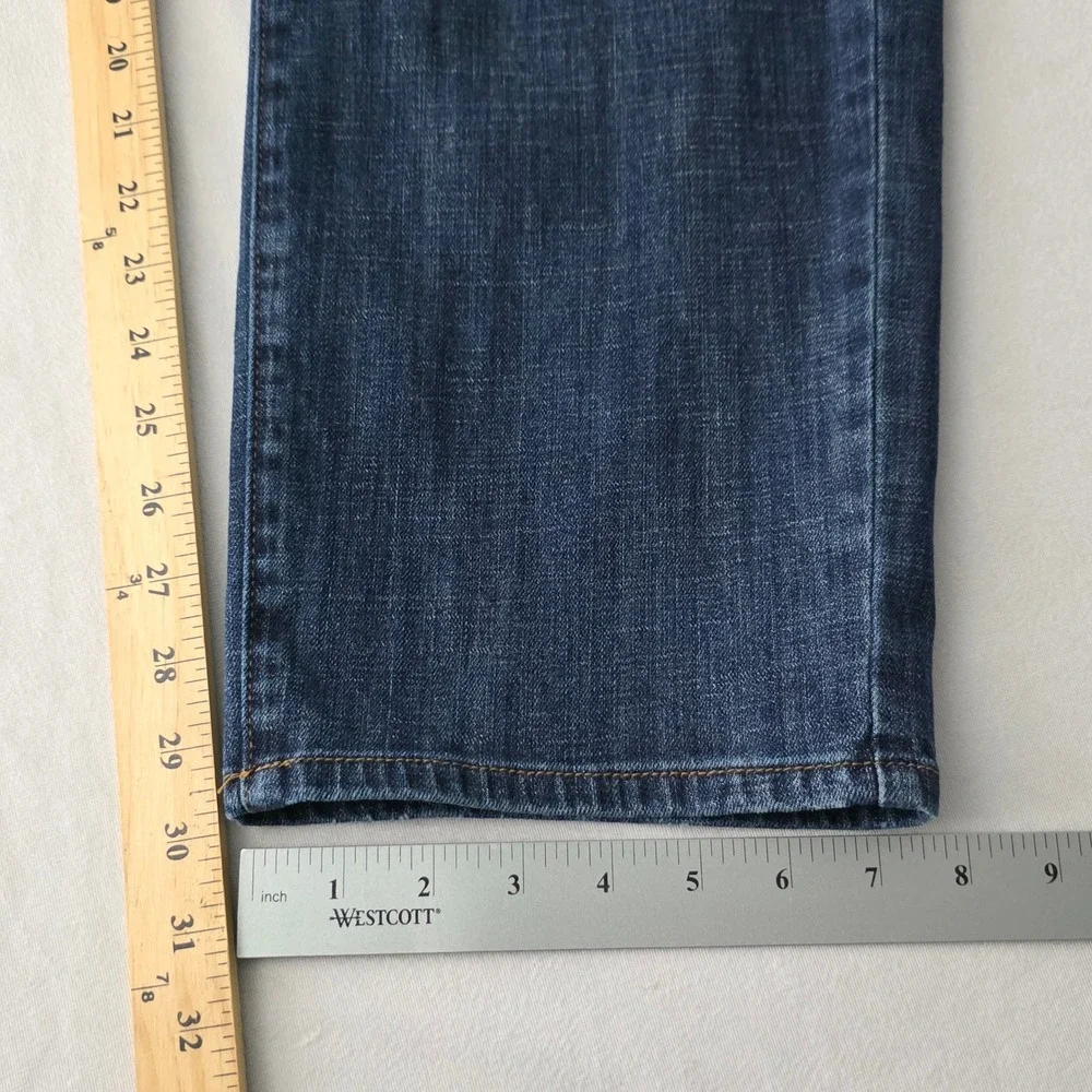 Lucky Brand 221 Straight Leg Jeans Mens Medium Wash Blue Stretch Denim Sz 38X30